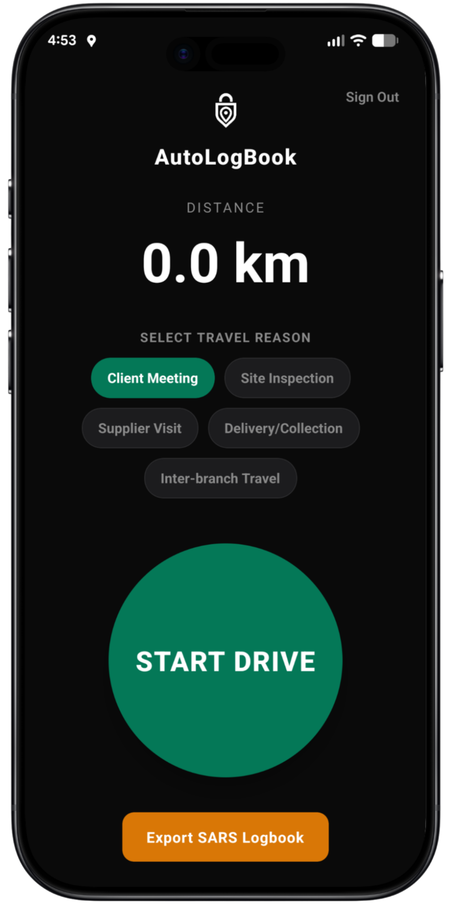 AutoLogBook SARS AutoLogBook App Preview